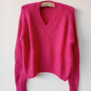 MAGLIA MOHAIR FUCSIA